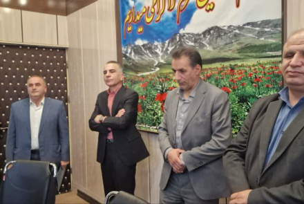 معارفه مهندس هاشمی بسمت سرپرستی شبکه بهداشت ودرمان خوانسار-شهریور1404