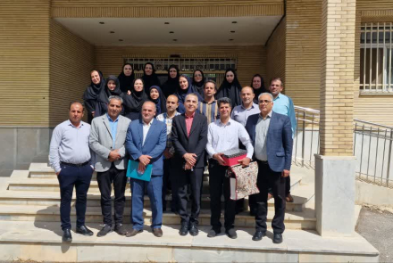 معارفه مهندس هاشمی بسمت سرپرستی شبکه بهداشت ودرمان خوانسار-شهریور1404